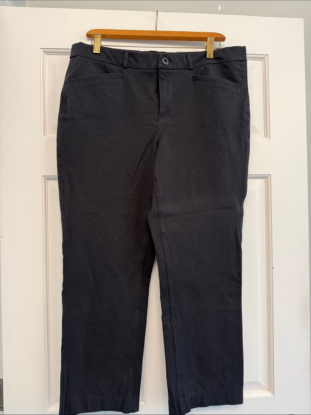 Banana Republic Black Tailored Straight Pants